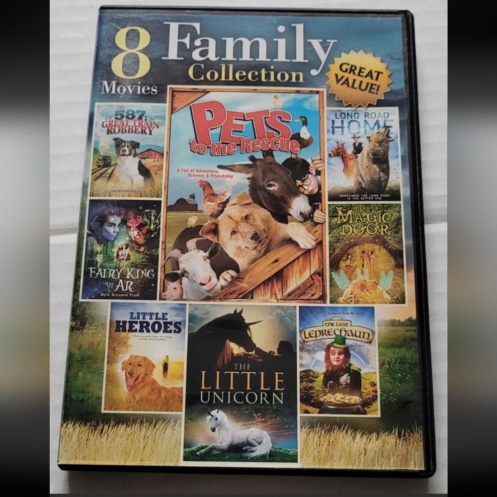 Family Collection: 8 Movies, Vol. 2 (DVD, 2013, 2-Disc Set)